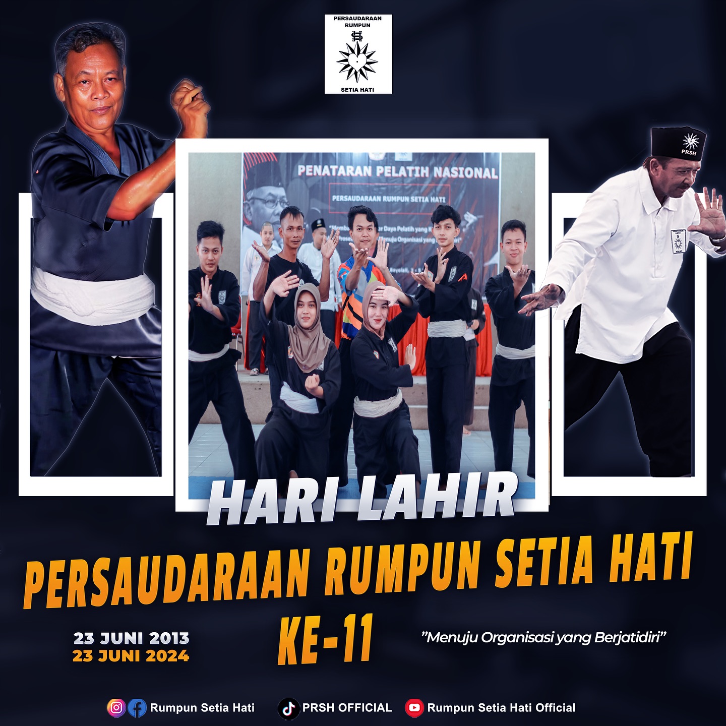 Silaturahmi Harlah PRSH - Persaudaraan Kadang Setia Hati