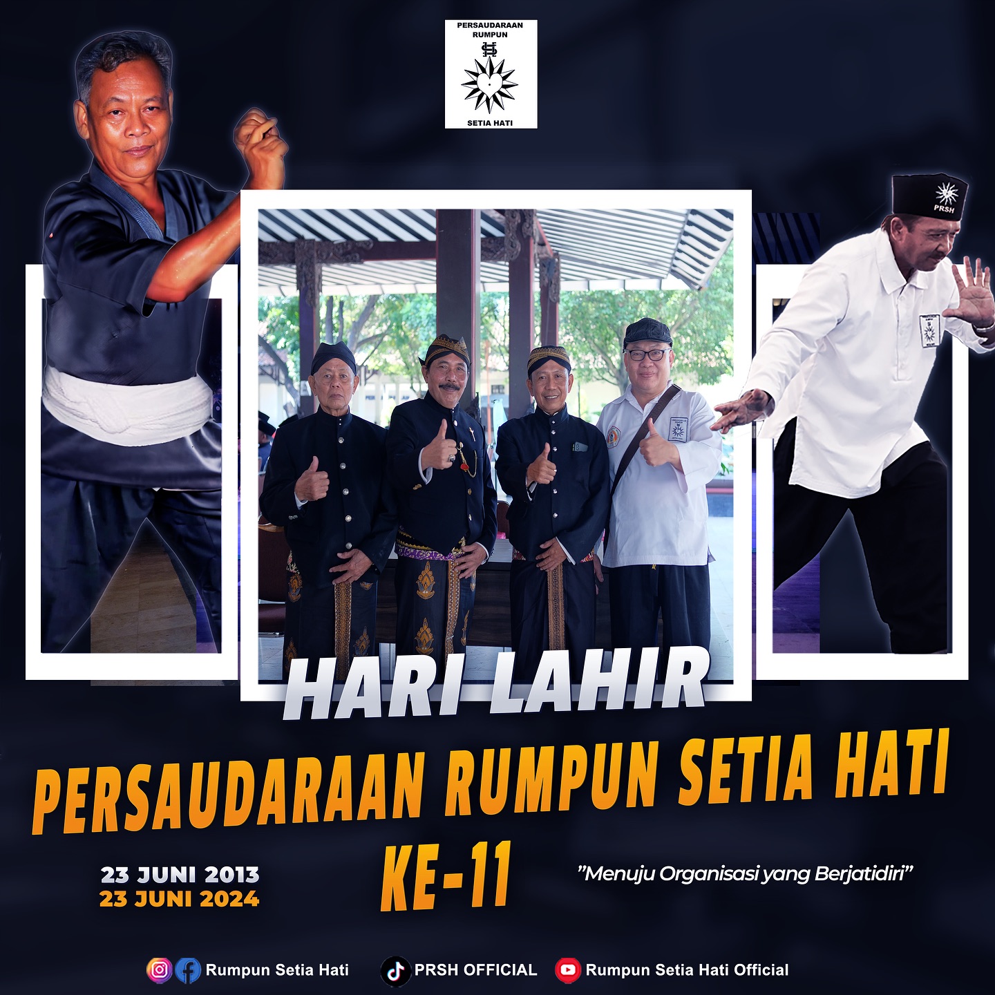 Perayaan Harlah PRSH - Parade Budaya Pencak Silat Indonesia